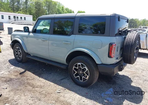 2024 Ford Bronco Outer Banks z USA, uszkodzony, nr VIN 1FMDE8BH4RLB07497